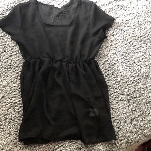 XL black see through shirt